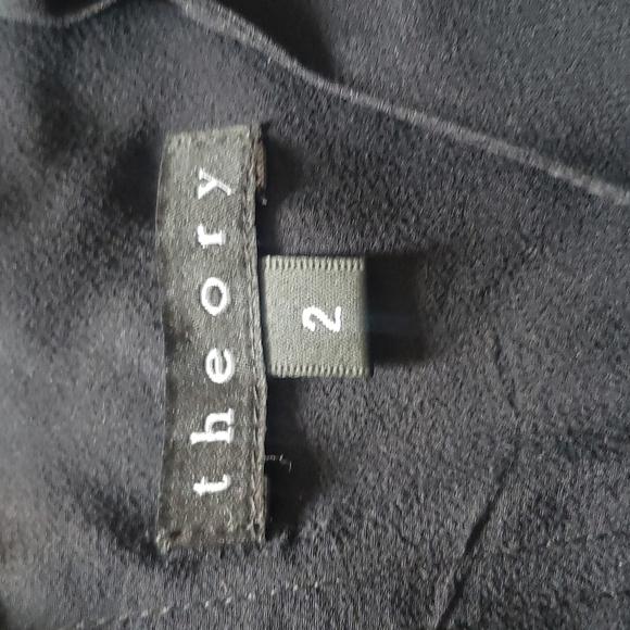 THEORY Mini Silk Dress - Picture 7 of 8